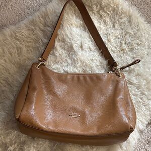 Coach Brown Leather Shoulder Bag